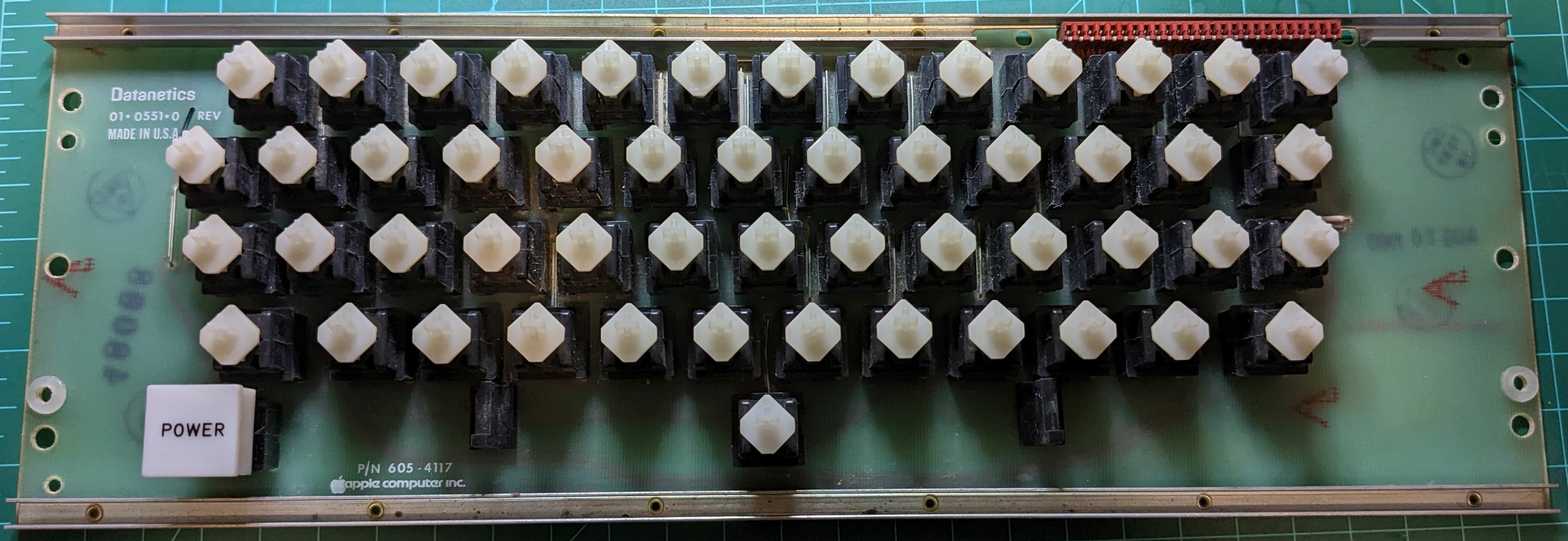 Cherry MX to Datanetics DC-51 Keyboard Switch Adapter | Applefritter